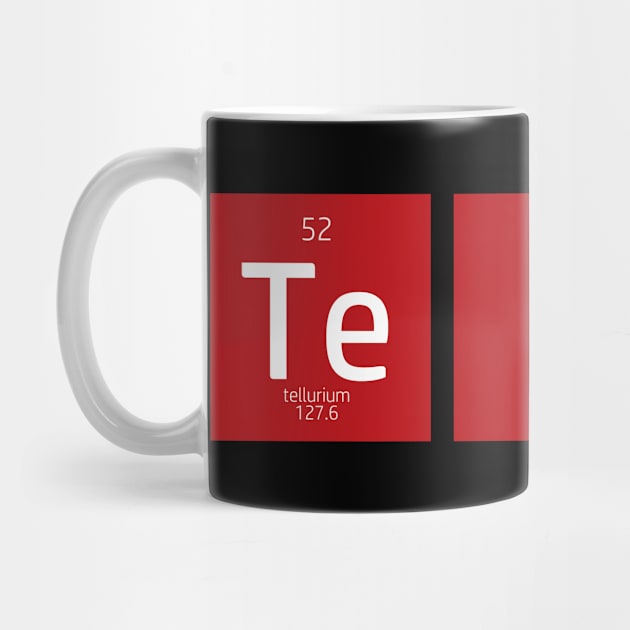 Periodic Table Tesla Shirt by For the culture tees